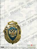 Жетон ( знак ) ФСБ России с кляммером 65 мм латунь (2307001) - ВОЕНТОРГ ТЫЛОВИК