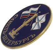 Знак нагрудный Санкт-Петербург ( Ростральная колонна ) на пимсе (2301869) - ВОЕНТОРГ ТЫЛОВИК