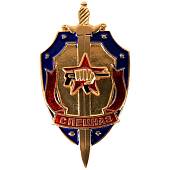 Знак нагрудный Спецназ РФ ( щит и меч ) закрутка (2301076) - ВОЕНТОРГ ТЫЛОВИК