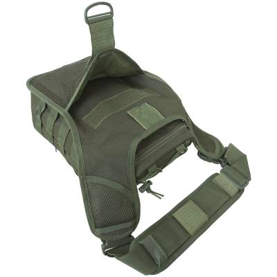 Сумка-органайзер TAC через плечо тактическая MOLLE оливковая (3310326) - HAKKI.RU