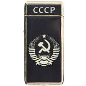 Зажигалка с символикой Герб СССР электронная с зарядкой от USB черно-золотистая (4403319) - ВОЕНТОРГ ТЫЛОВИК