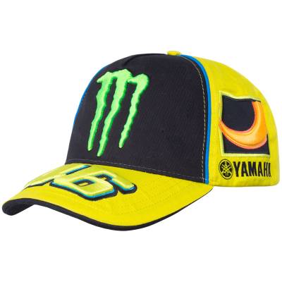 Бейсболка VR46 YAMAHA вышитая черно-желтая (1401130) - HAKKI.RU