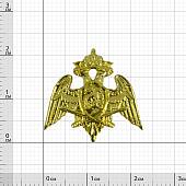 Эмблема ( знак ) петличная ( петлица ) ФСВНГ ( Росгвардия ) РФ 23 мм золотистая (2102985) - ВОЕНТОРГ ТЫЛОВИК
