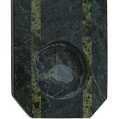 Часы настольные Погон Майор из натурального камня змеевик (4103050) - ВОЕНТОРГ ТЫЛОВИК