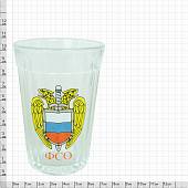 Стакан граненый с символикой ФСО ( Федеральная служба охраны ) РФ (4609138) - ВОЕНТОРГ ТЫЛОВИК