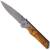 Нож складной BUCK с клипсой коричневый (3914064)  - HAKKI.RU