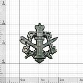 Эмблема ( знак ) петличная ( петлица ) ФСИН России защитная (2102005) - ВОЕНТОРГ ТЫЛОВИК