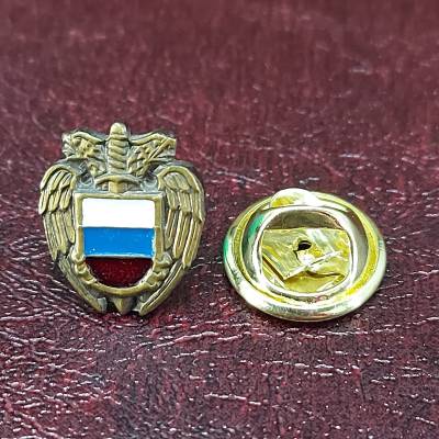 Знак фрачный ФСО России на пимсе золотистый (2302004) - HAKKI.RU