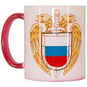 Кружка с символикой ФСО России хамелеон красная (4601078) - ВОЕНТОРГ ТЫЛОВИК