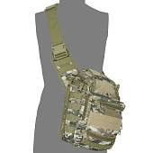 Сумка-органайзер TAC через плечо тактическая MOLLE камуфлированная camo-multi (3310330) - ВОЕНТОРГ ТЫЛОВИК