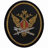 Нашивка ( шеврон ) на рукав ФСИН 8х9,5 жаккардовая черная (2503715) - ВОЕНТОРГ ТЫЛОВИК