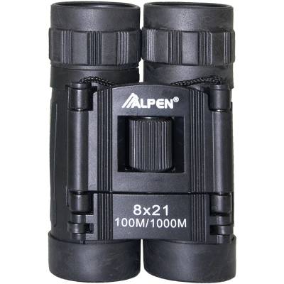 Бинокль ALPEN ( АЛЬПЕН ) 8х21 100/1000 м черный (3301985) - HAKKI.RU