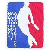 Нашивка ( шеврон патч patch ) тактическая National alcoholic association / Национальная алкогольная лига вышитая на липуче 9х7 белая (2509087) - ВОЕНТОРГ ТЫЛОВИК
