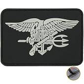 Нашивка ( шеврон патч patch ) тактическая Us Navy Seal Team Trident 3D PVC на липучке 7х5 черная (2504033) - ВОЕНТОРГ ТЫЛОВИК