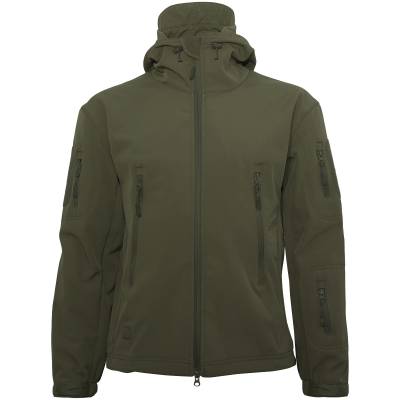 Куртка TAC SoftShell тактическая демисезонная ветровлагозащитная мембрана оливковая (1105103) - HAKKI.RU