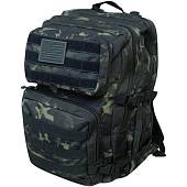Рюкзак TAC тактический Tactical MOLLE 35х50х30 53 л камуфлированный camo-multi черный (3306111) - ВОЕНТОРГ ТЫЛОВИК