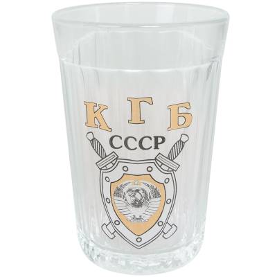 Стакан граненый с символикой КГБ СССР (4609135) - HAKKI.RU
