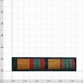 Планка №2 МО За отличие в военной службе 2 и 3 степени пришивная синяя (2405041) - ВОЕНТОРГ ТЫЛОВИК