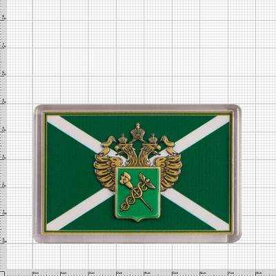 Магнит с символикой ФТС ( таможня ) (4404017) - HAKKI.RU