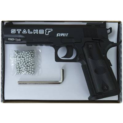 Пистолет пневматический STALKER S1911T калибр 4,5 мм (3106054) - HAKKI.RU