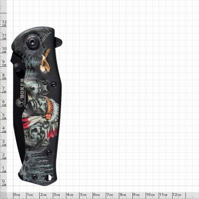 Нож складной BOKER полуавтоматический с клипсой черный (3913065) - HAKKI.RU