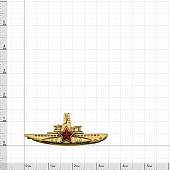 Знак фрачный КЛУБ ЛЮБИТЕЛЕЙ ВЫПИТЬ на пимсе (2302075) - ВОЕНТОРГ ТЫЛОВИК