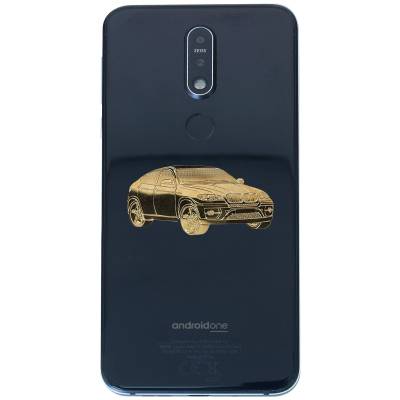 Наклейка металлизированная Авто 53х26 мм (4420021) - HAKKI.RU