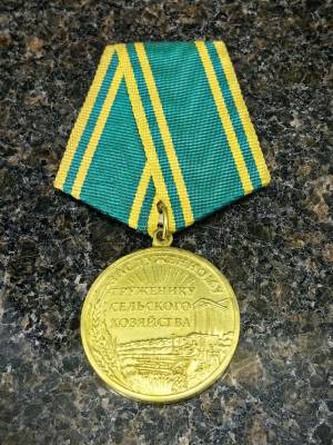 Медаль Заслуженному труженику сельского хозяйства / За особые заслуги (2401881) - HAKKI.RU