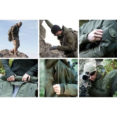 Куртка TAC SoftShell тактическая демисезонная ветровлагозащитная мембрана оливковая (1105103) - HAKKI.RU