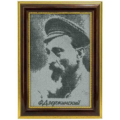 Плакетка ( панно ) Ф. Дзержинский вышитая подарочная 200х280 (4406049) - HAKKI.RU