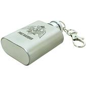 Фляга подарочная с символикой ФСВНГ ( Росгвардия ) России 1 OZ-30 мл серебристая (4608086) - ВОЕНТОРГ ТЫЛОВИК