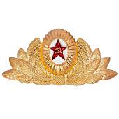 Кокарда Общевойсковая СССР парадная золотая (2105953) - ВОЕНТОРГ ТЫЛОВИК