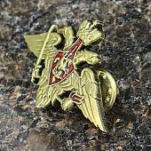 Знак нагрудный Сухопутные войска на пимсе золотистый (2301904) - ВОЕНТОРГ ТЫЛОВИК