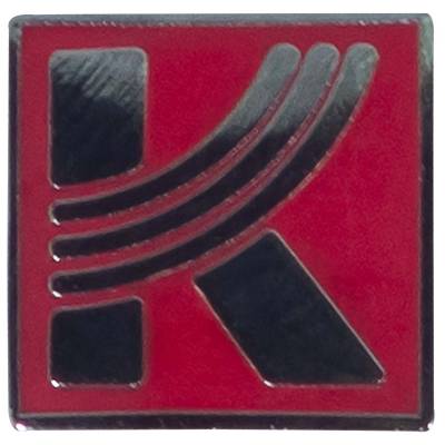 Знак ( значок ) фрачный КАЛАШНИКОВ на пимсе красный (2302956) - HAKKI.RU
