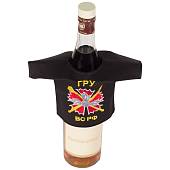 Рубашка ( чехол ) сувенирная ГРУ ГШ ВС РФ на бутылку черная (4405032) - ВОЕНТОРГ ТЫЛОВИК