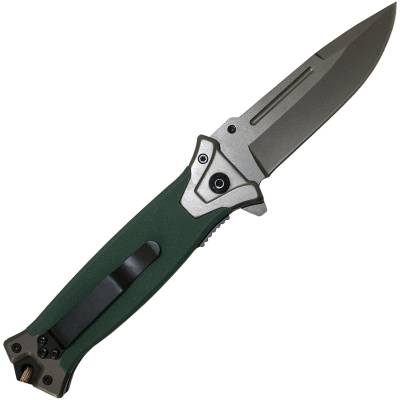 Нож складной BROWNING полуавтоматический с клипсой оливковый (3913094) - HAKKI.RU