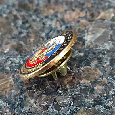 Знак фрачный Гражданин России 19 мм (2302994) - HAKKI.RU
