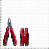 Инструмент многофункциональный ( Multi Tool ) малый 9 инструментов красный (3304979) - ВОЕНТОРГ ТЫЛОВИК