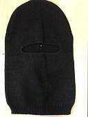Маска - подшлемник ( балаклава ) вязаная с вырезом ( глаза ) черная (9100099) - ВОЕНТОРГ ТЫЛОВИК