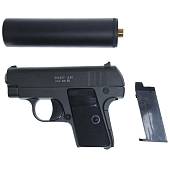 Пистолет GALAXY пневматический страйкбольный Colt 25 mini с глушителем магазин 7 шт калибр 6 мм (3219029) - ВОЕНТОРГ ТЫЛОВИК