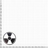 Наклейка металлизированная Радиация D-4 (4420052) - ВОЕНТОРГ ТЫЛОВИК