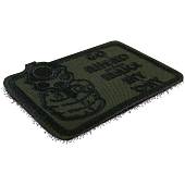 Нашивка ( шеврон патч patch ) тактическая Go ahead make my day вышитая на липучке 7,5х6 оливковая черный кант (2509553) - ВОЕНТОРГ ТЫЛОВИК