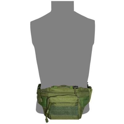 Сумка TAC поясная тактическая MОLLE оливковая (3310838) - HAKKI.RU