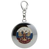 Стопка ( рюмка ) с символикой Герб России ( триколор ) складная 70 мл серебристая (4630037) - ВОЕНТОРГ ТЫЛОВИК