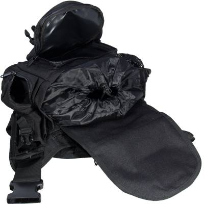 Сумка-органайзер TAC на плечо тактическая MOLLE черная (3310106) - HAKKI.RU