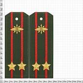 Погоны Войска связи на офисную форму Подполковник с эмблемой рип-стоп машинная вышивка пластик (2218007) - ВОЕНТОРГ ТЫЛОВИК