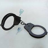 Наручники Handcuffs БР - 1КФ ( БР-С БРС ) КРАБ конвойные с фиксатором вороненые (3204004) - ВОЕНТОРГ ТЫЛОВИК