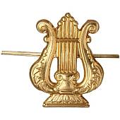 Эмблема ( знак ) петличная ( петлица ) Военно-оркестровой службы золотая (2102003) - ВОЕНТОРГ ТЫЛОВИК