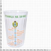 Стакан граненый с символикой ПС ( Пограничная служба ) ФСБ России / Граница на замке (4609012) - ВОЕНТОРГ ТЫЛОВИК