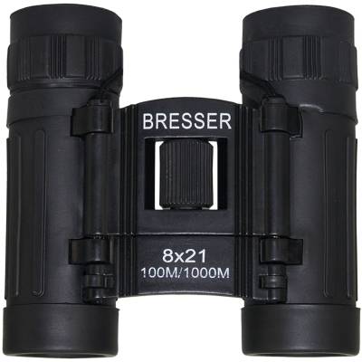 Бинокль BRESSER ( БРЕССЕР ) 8х21 призменный с центральной фокусировкой черный (3301967) - HAKKI.RU